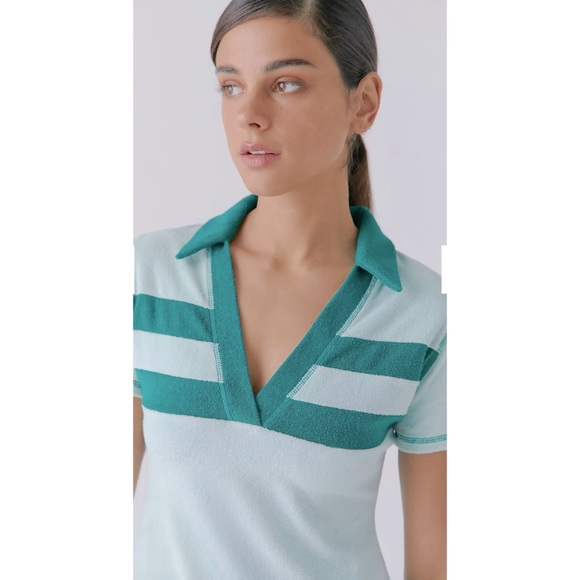 URban Outfitters Trina Terrycloth Polo Mini Dress - Picture 4 of 11